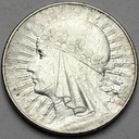 10 zł złotych 1932 Głowa kobiety, babka, Polonia