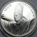 10 zł złotych 1998 Jan Paweł II 20-l Pontyfikatu