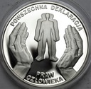 10 zł złotych 1998 Deklaracja Praw Człowieka