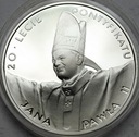 10 zł złotych 1998 Jan Paweł II 20-l Pontyfikatu