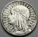 10 zł złotych 1932 Głowa kobiety, babka, Polonia