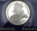 5000 zł 1989 Władysław Jagiełło POPIERSIE