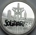 100000 zł 1990 Solidarność MAŁA GRUBA RZADKA