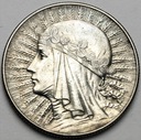 5 zł złotych 1933 Głowa kobiety, Polonia, babka