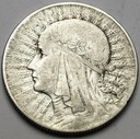 5 zł złotych 1932 Głowa kobiety, Polonia, babka