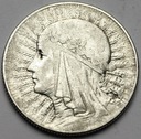 5 zł złotych 1933 Głowa kobiety, Polonia, babka