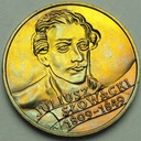 2 zł, złote 1999 Juliusz Słowacki