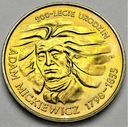 2 zł, złote 1998 Adam Mickiewicz
