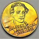 2 zł, złote 1999 Juliusz Słowacki