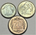 LOT 1 2 20 groszy 1997