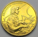 2 zł, złote 1999 Fryderyk Chopin Szopen