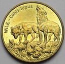 2 zł, złote 1999 Wilk Wilki