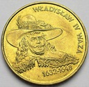 2 zł, złote 1999 Władysław IV Waza