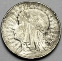 5 zł złotych 1933 Głowa kobiety, Polonia, babka