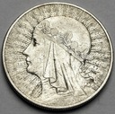 10 zł złotych 1932 Głowa kobiety, babka, Polonia