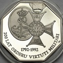 50000 zł złotych 1992 Virtuti Militari 200 lat