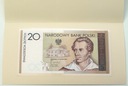 Banknot 20 zł 2009 Juliusz Słowacki