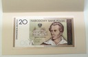 Banknot 20 zł 2009 Juliusz Słowacki