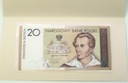 Banknot 20 zł 2009 Juliusz Słowacki