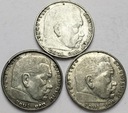 LOT 3 x 2 marki Hindenburg INWESTYCJA SREBRO
