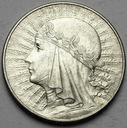 10 zł złotych 1932 Głowa kobiety, babka, Polonia