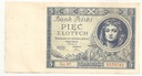 1930 5 zł Pięć złotych Ser. BP