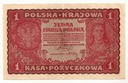 1919 1 Jedna Marka Polska I Serja U