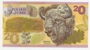 Banknot Testowy 100 lat PWPW Polskie Żubry 2019 r.