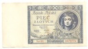 1930 5 zł Pięć złotych Ser. BX