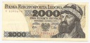 1977 2000 zł złotych Mieszko seria JEDNOLITEROWA Y