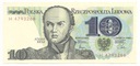 1982 10 zł, złotych Józef Bem, seria H