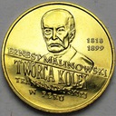 2 zł, złote 1999 Ernest Malinowski Peru POŁYSK
