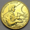 2 zł, złote 1999 Fryderyk Chopin Szopen POŁYSK