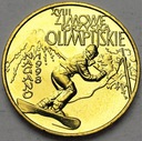 2 zł złote 1998 Nagano Zimowe Igrzyska Olimpijskie