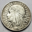 5 zł złotych 1932 Głowa kobiety, Polonia, babka