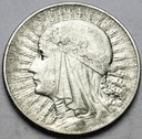 5 zł złotych 1933 Głowa kobiety, Polonia, babka