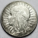 5 zł złotych 1934 Głowa kobiety, Polonia, babka