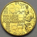 2 zł, złote 1998 Skłodowska Polon i Rad POŁYSK