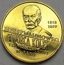 2 zł, złote 1999 Ernest Malinowski Peru POŁYSK