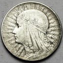 5 zł złotych 1932 Głowa kobiety, Polonia, babka