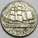 2 zł złote 1936 Żaglowiec Żaglówka Statek