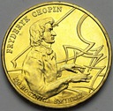 2 zł, złote 1999 Fryderyk Chopin Szopen