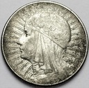 5 zł złotych 1933 Głowa kobiety, Polonia, babka