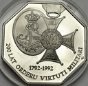 50000 zł złotych 1992 Virtuti Militari 200 lat
