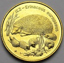 2 zł, złote 1996 Jeż Jeże PIĘKNA POŁYSK POLECAMY