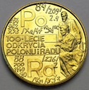 2 zł, złote 1998 Skłodowska Polon i Rad