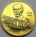2 zł, złote 1999 Ernest Malinowski Peru