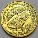 2 zł, złote 1998 Ropucha Paskówka PIĘKNA POŁYSK