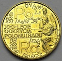 2 zł, złote 1998 Skłodowska Polon i Rad