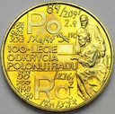 2 zł, złote 1998 Skłodowska Polon i Rad